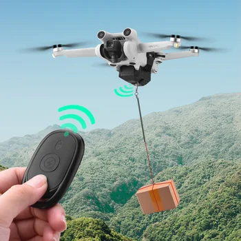 Lanciatore d'aria drone per SG906MAX/SJRC F11S/Zino/X8SE Proposta di matrimonio Dispenser di consegna Airdrop Dispositivo di salvataggio Supporto Aereo giocattolo
