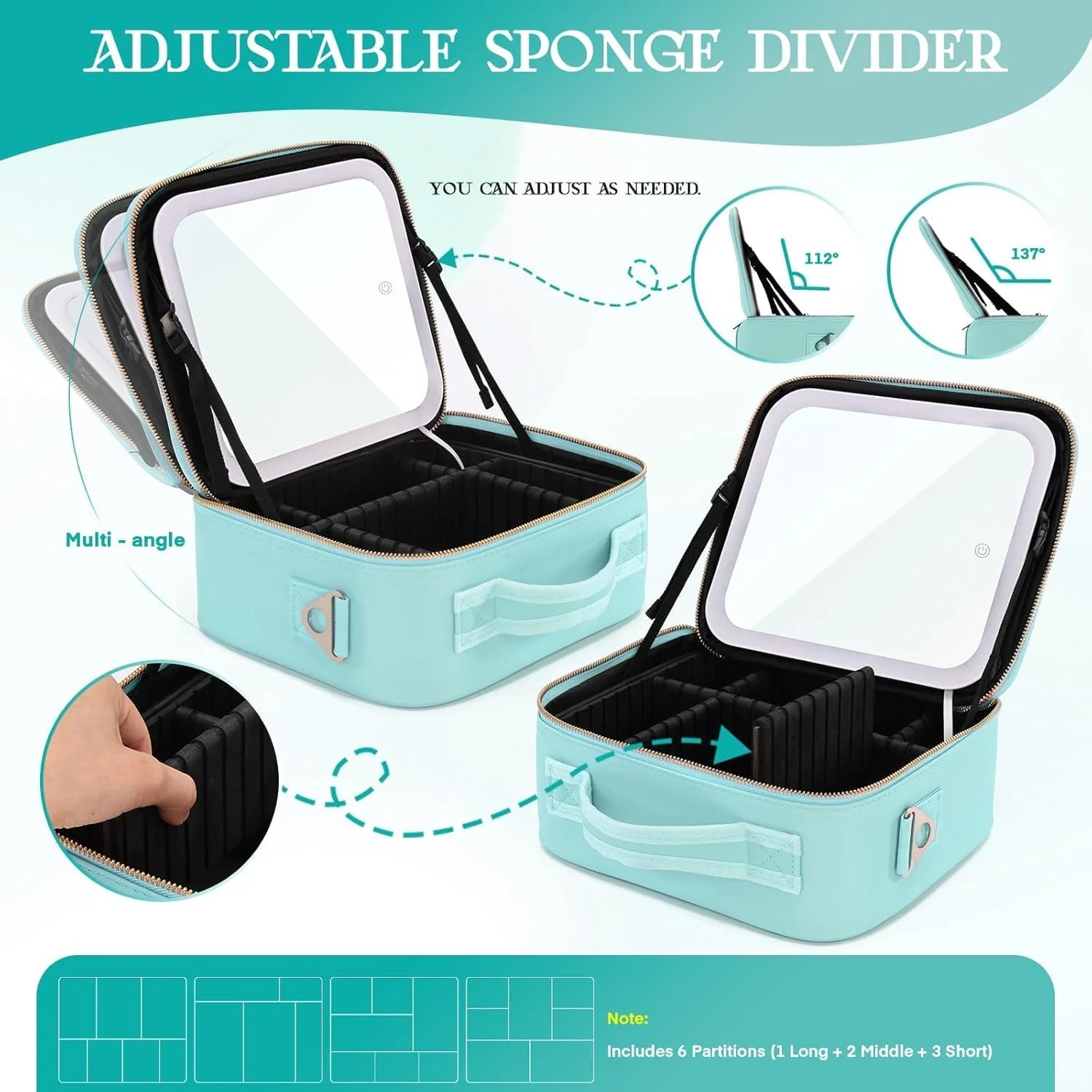 Bolsas de Maquiagem com Espelho: A Solução Definitiva para Quem Viaja e  Precisa de Perfeição em Qualquer Lugar, image size:1500x1500