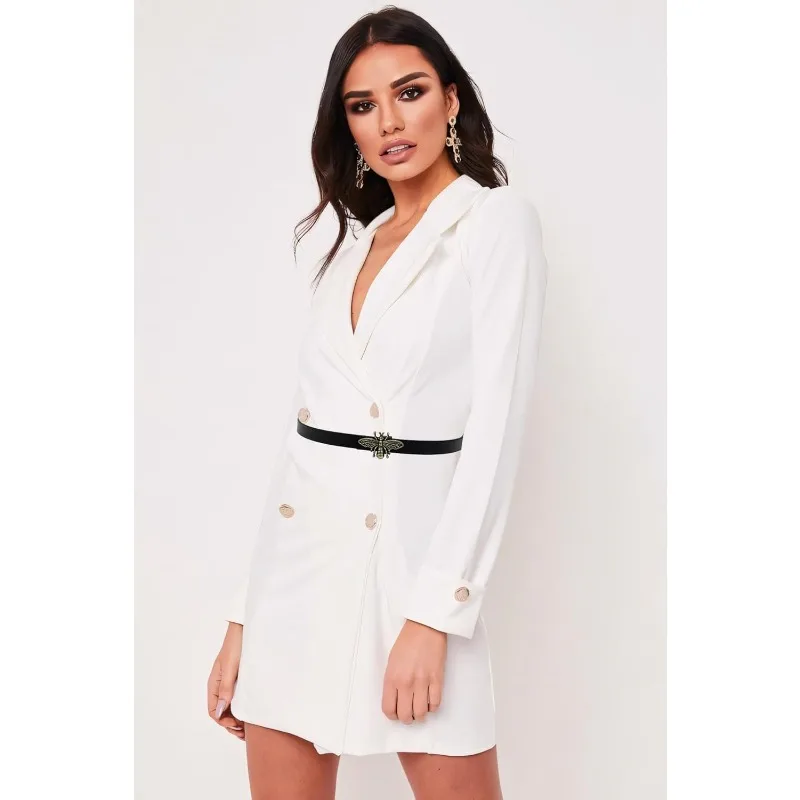 Women's Genuine Leather Belt with Butterfly Buckle - Adjustable Vintage Style Waist Accessory for Retro & Chic Outfits