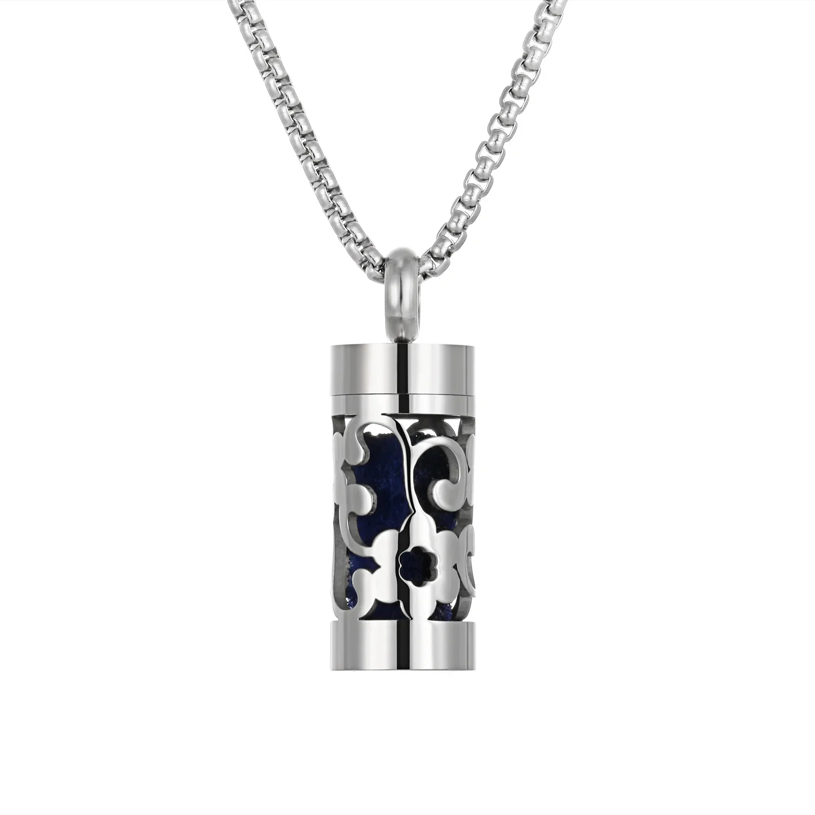 Stainless Steel Aromatherapy Diffuser Pendant Necklace