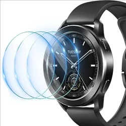 Premium Anti-Scratch Tempered Glass Screen Protector for Smartwatches - 5/1 Pack (3Pcs Glass)