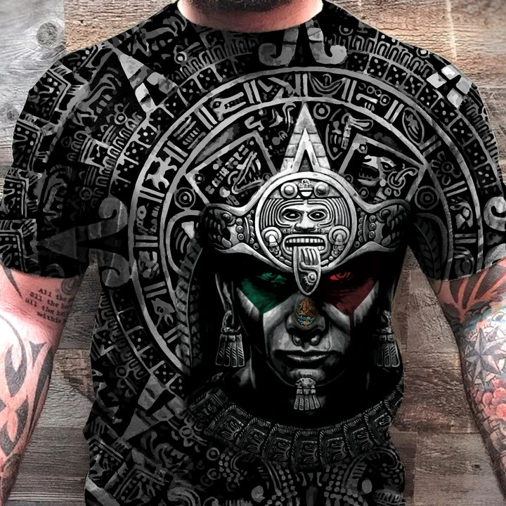 

Mexico Skull Graphic Mens T-Shirts For Men 3D Printed Summer Tops Short Sleeve O-nack Fashion Casual Oversized Tee Shirts Unisex