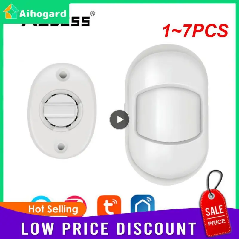 

1~7PCS Tuya Zigbee 3.0 Motion Sensor Wireless Human Body PIR Detector IR Detector Smart Life APP Work With Alexa home