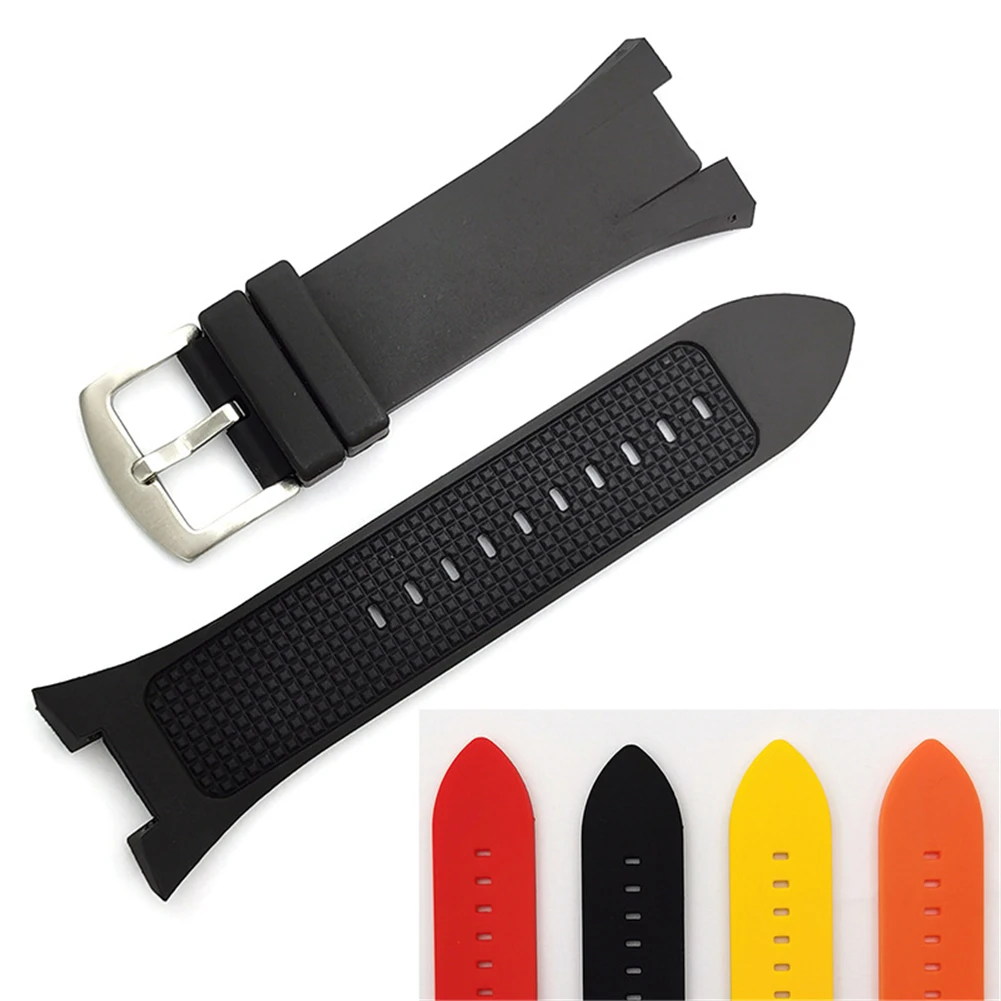 

Watch Strap Band Watchband 31mm Rubber For Armani Exchange ARAX1803 AX1802 AX1050