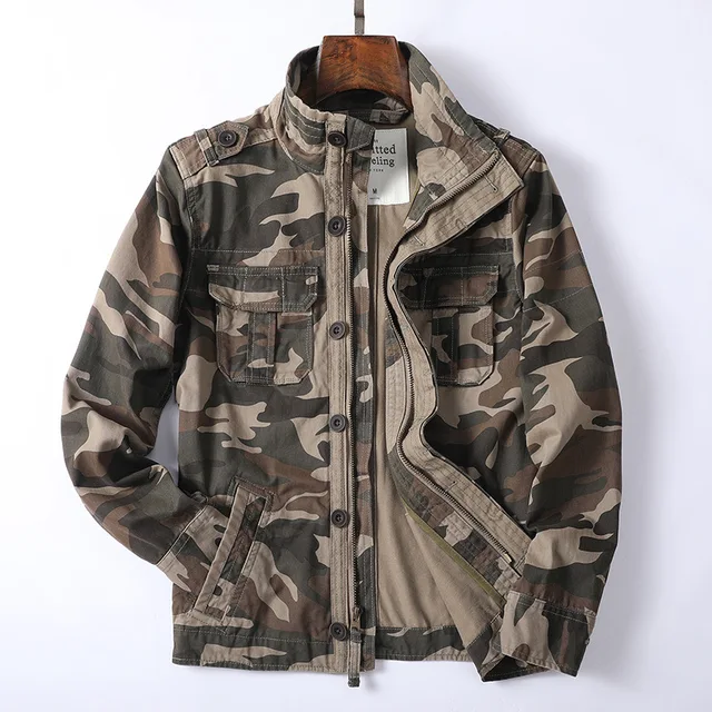 CamSolomon-Veste zippée pour homme, manteau vert, coupe-vent décontracté, vêtements vintage, printemps et automne 1