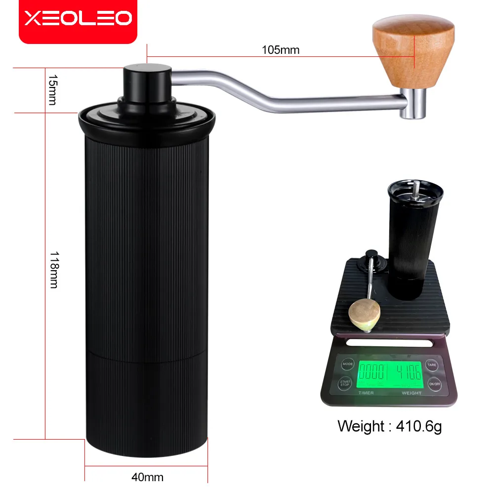 Portable Manual Coffee Grinder - مطحنة قهوة يدوية...