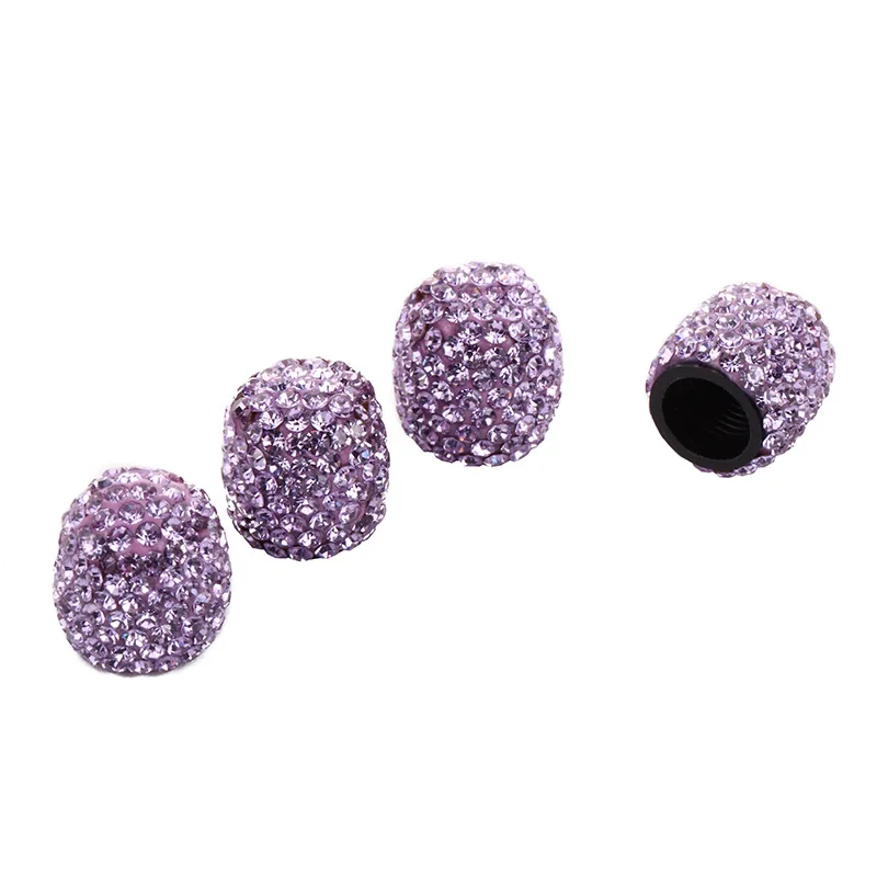 thumbnail image 1 of 4 tapas de válvula de neumático con brillantes, tapas de rueda con corona de diamantes, tapas de válvula de aire de vástago de neumático de coche de ABS de arcilla de diamantes de imitación, cubierta, 1 of 5