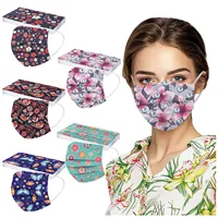 Adult  Women Man  Disposable Face Mask Industrial 3ply Ear Loop 50pc Mask Mascarillas Desechables Disposable Mouths Covers 2