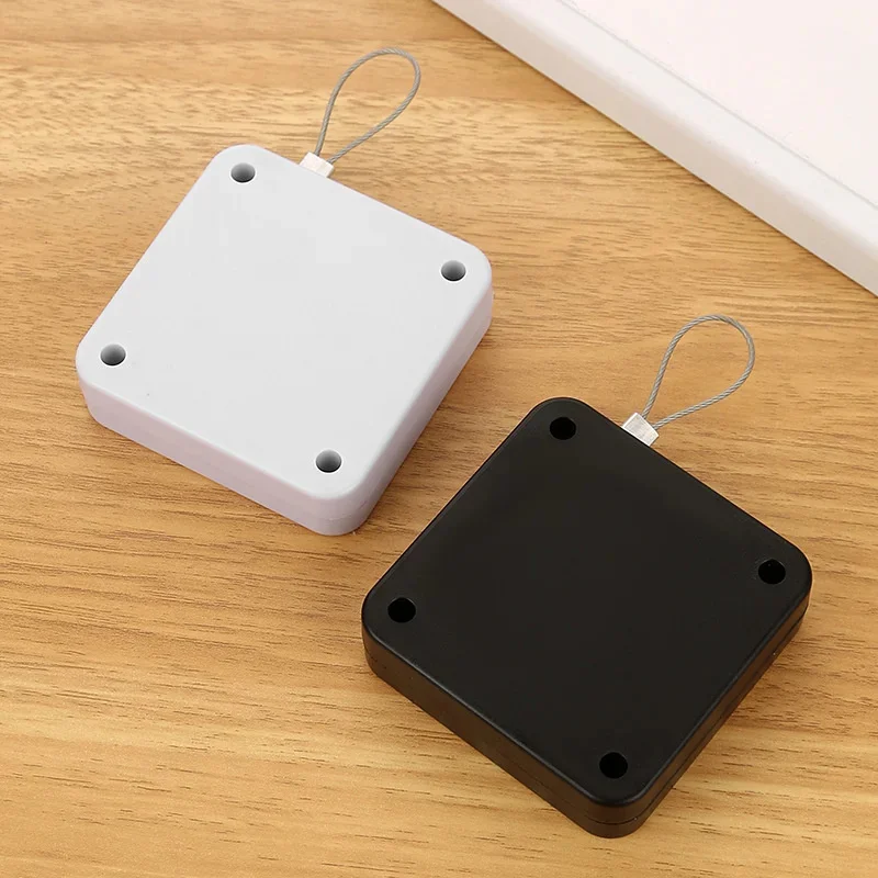 Portable Sliding Door, No Need For Punching And Pulling Rope Door Closer, Simple Household Wooden Door Automatic Return