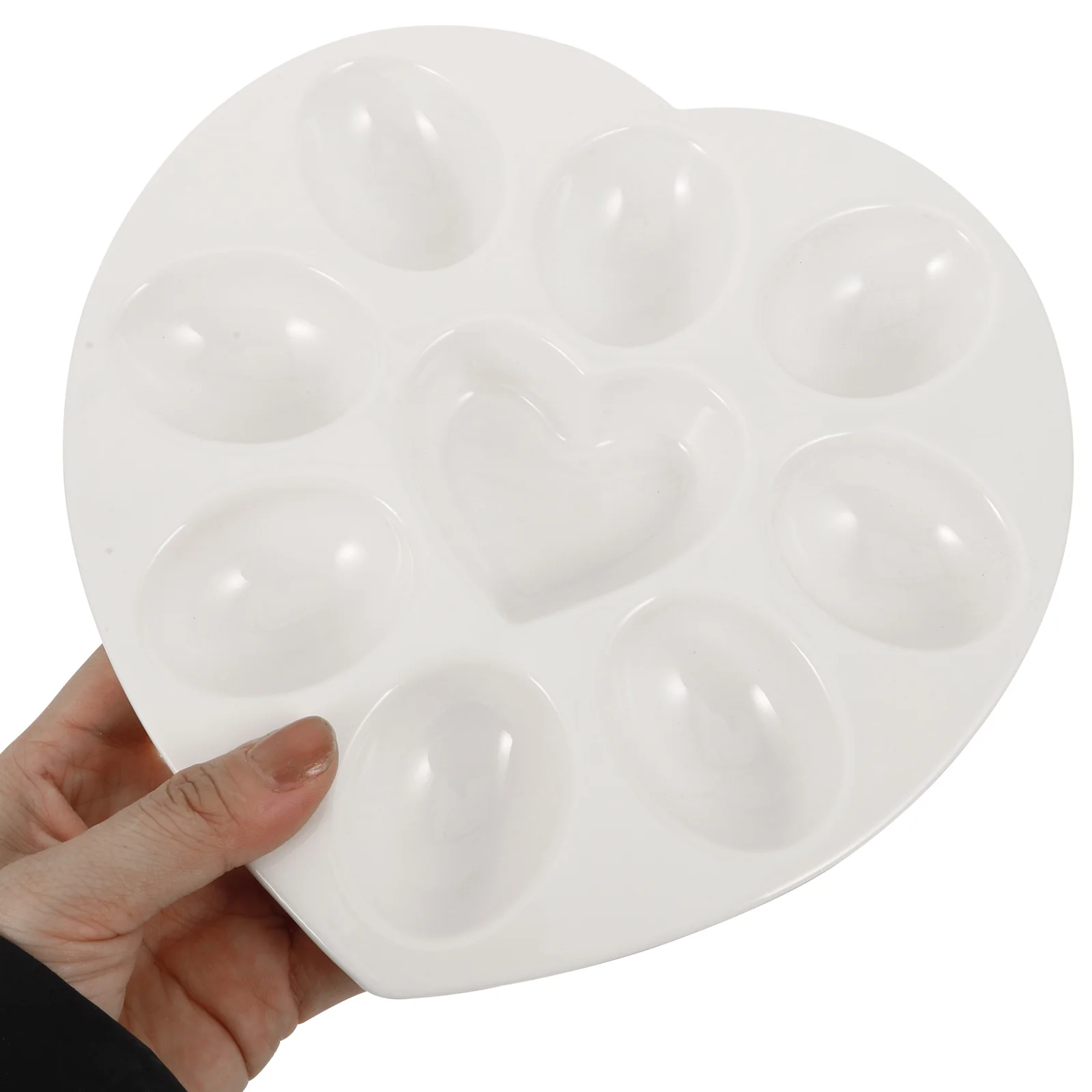 Easter Egg Tray Deviled Trays for Party Serving Ceramics Dispenser Eggs Container Platter 4