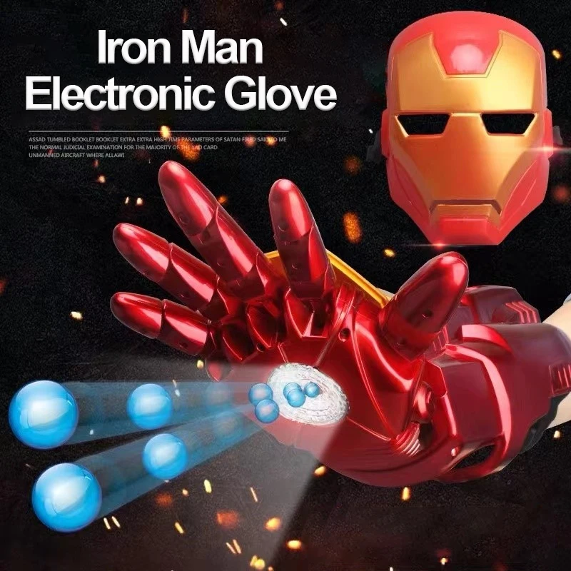 MarvelIronManGelBlasterGunLanadoreletrnicoCapitoAmrica