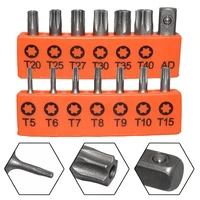 Jeu d'embouts de tournevis Torx, forets de sécurité inviolables, tête plate magnétique de 25mm de Long, tournevis hexagonal de 1/4 pouces, outils manuels T5-T40 3
