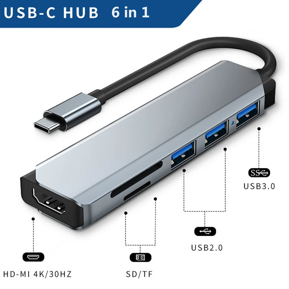 USB C 6 IN 1