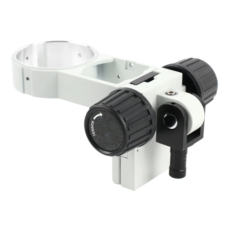 Microscope Arm Stand 76mm Diameter Adjustable Stereo Microscopes Arm Holder Focusing Bracket for Tinocular Binocular Microscopio