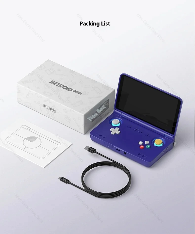 Retroid Pocket Flip 2 Handheld Console SD865 / D1100 1080p