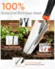 17553-d2ffb6.jpg 9-Piece Stainless Steel Garden Tools Set with Storage Bag, Heavy Duty Rust Resistant Hand Utensils Kit for Gardening, Gift for