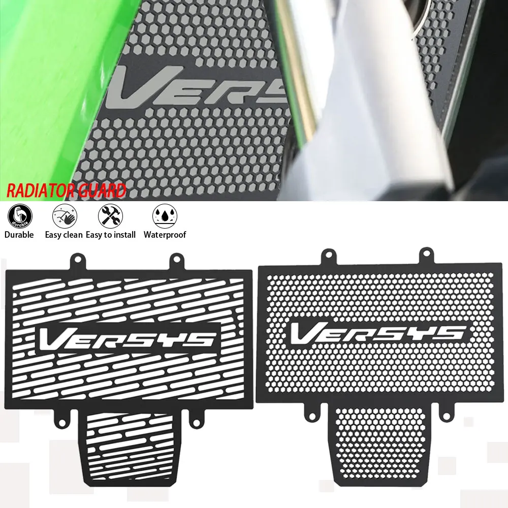 

2023 2022 Motorcycle Cooler Protection FOR KAWASAKI Versys X 250 300 X250 X300 2017-2021 Radiator Guard Grille Cover Protector