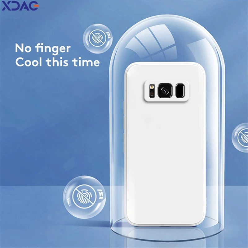 Candy Color Square Liquid Silicone Phone Case with Lens Protection - Soft and High Quality Design