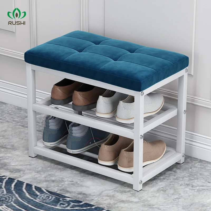 Shoe Changing Stool Household Tailstock Footstool Storage Sofa Stool
