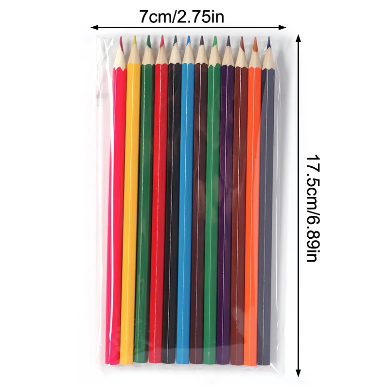 12Pcs Multicolour Nail Art Graffiti Pencil Paintings Pencil 12 Colors Manicure Multifunctional Tools DIY