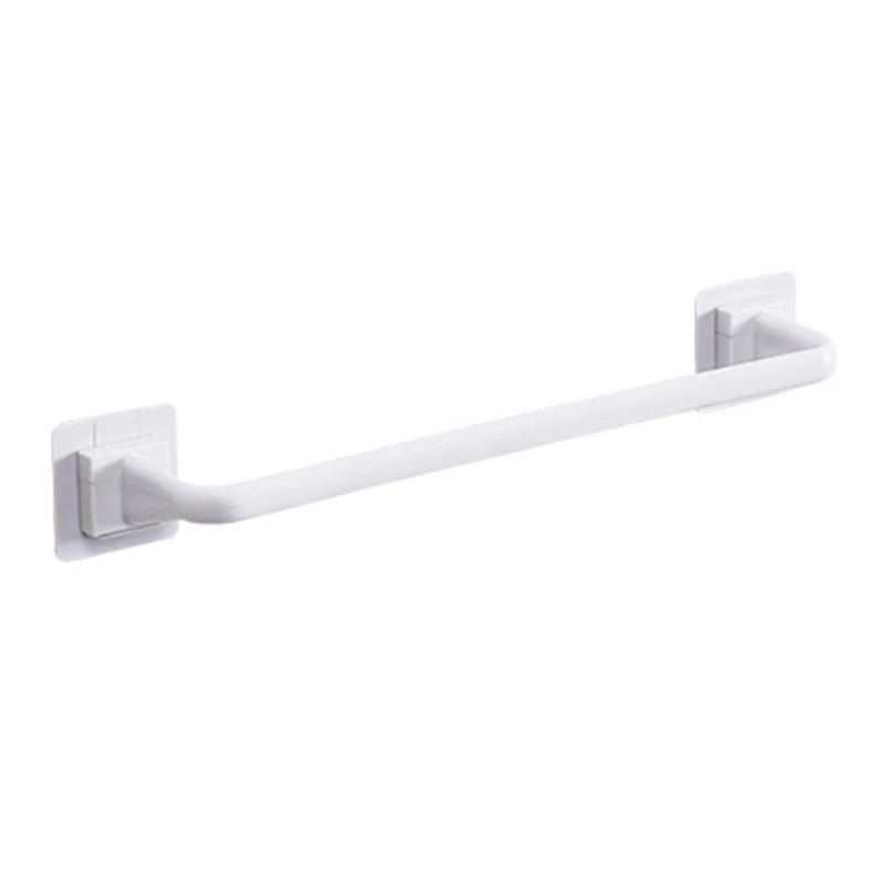 Wall Mount Towel Rack Bra Adhesive Pot Lid Holder Kitchen Bathroom Hanging Shelf towel rack