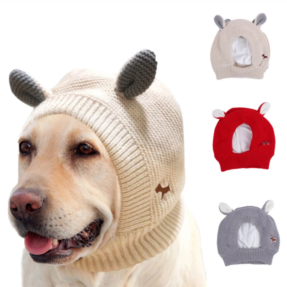 Knitted Hat Winter Warm Puppy Cap Fashion Rabbit Ear Design Beanie For