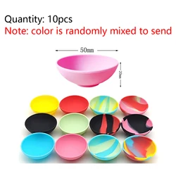 100 - Piece Multi - Color Silicone Storage Bowls (10pcs 50mm bowl)