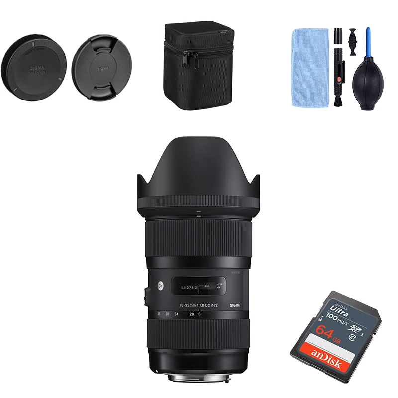 

Sigma 18-35mm F1.8 DC HSM Art Lens APS-C Format Wide Angle Zoom 18-35mm F1.8 Lens for Canon Mount or Nikon Mount