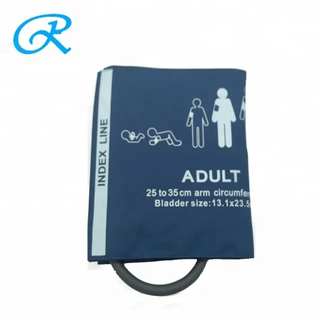 

Reusable Adult Single Tube Blood Pressure Cuff Material Arm Cuff