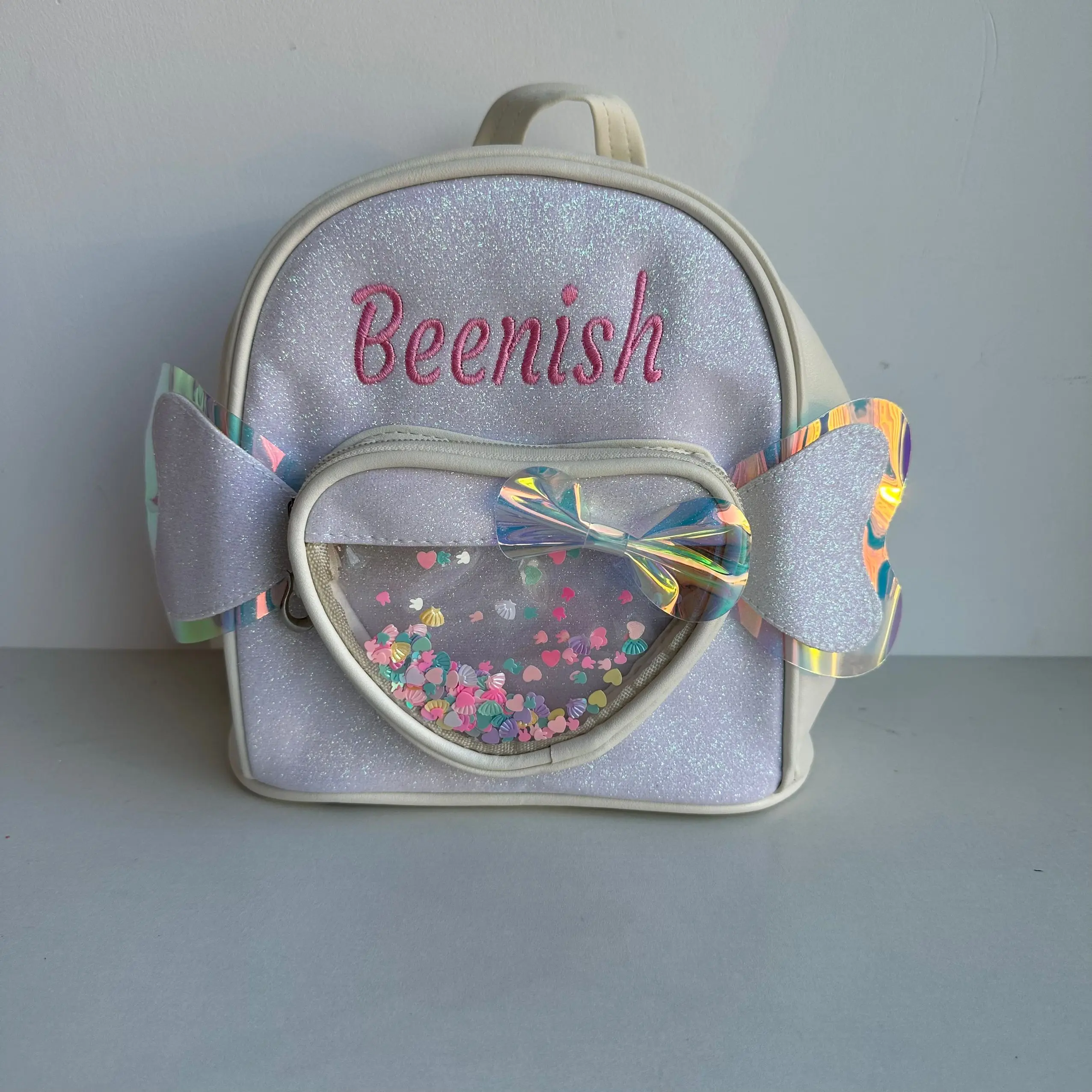 Personalized Kindergarten Backpack, Children's Cartoon Backpack, Cute Girl, Love  Wings, Lightweight Baby Backpack 3