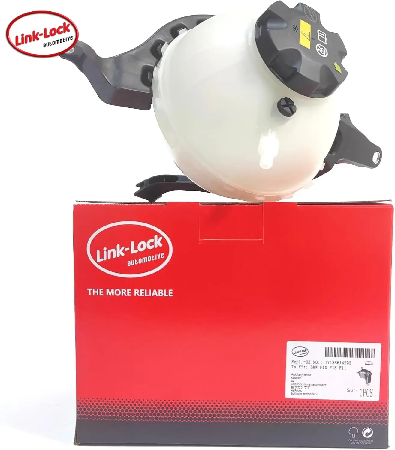 Engine Coolant Kettle Link-Lock Engine Coolant Kettle 17138614293 17137649733 17137619189 for BMW N20 F18 F07 F10 525i 528gt 520i