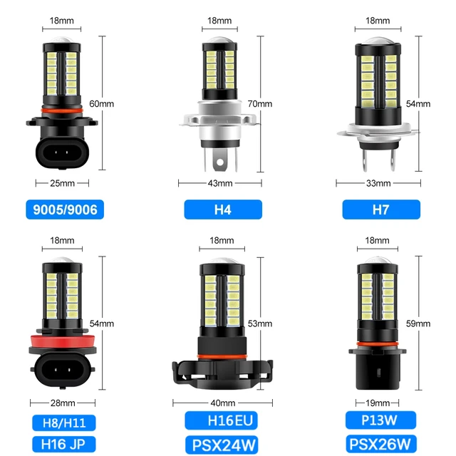 2Pcs H8 H11 Auto Led-nebelscheinwerfer Lampe für Lexus LF-A IS-F