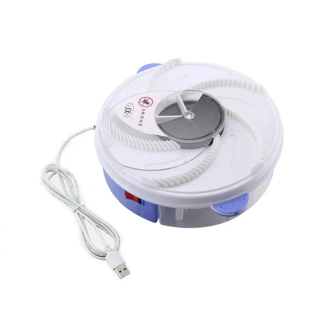Usb Fly Trap Automatikus Fogó Beltéri Kültéri Elektromos Kártevő Elutasítja A Légycsapdát Légykapó Csali/Kefével - Image 3