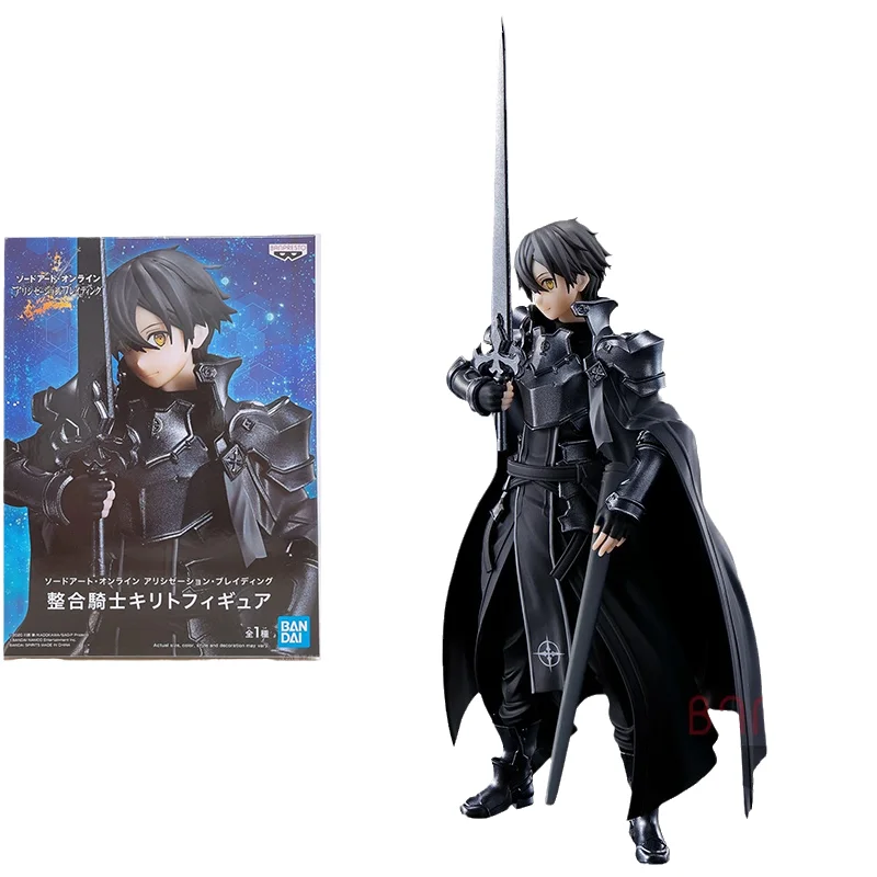 

Фигурка Bandai из аниме Kirigaya Kazuto для мальчиков и девочек, Оригинальная фигурка меча онлайн, подарок на Рождество, модель куклы
