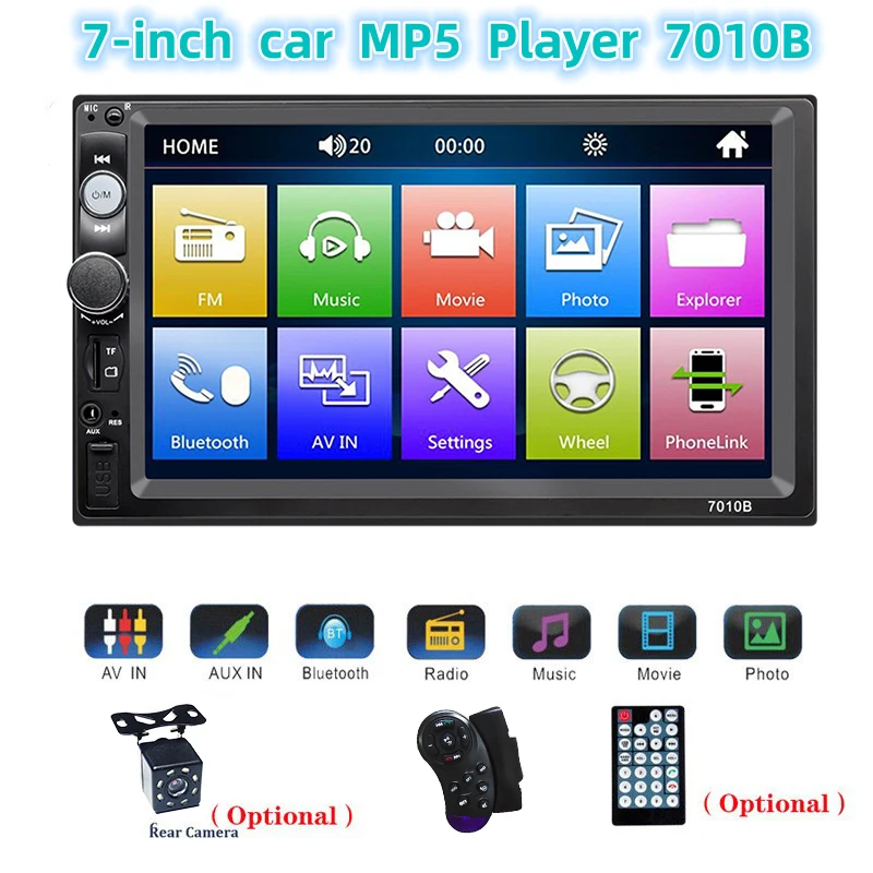 2022 new car audio system, FM, Bluetooth, MP3 player, Bluetooth, car