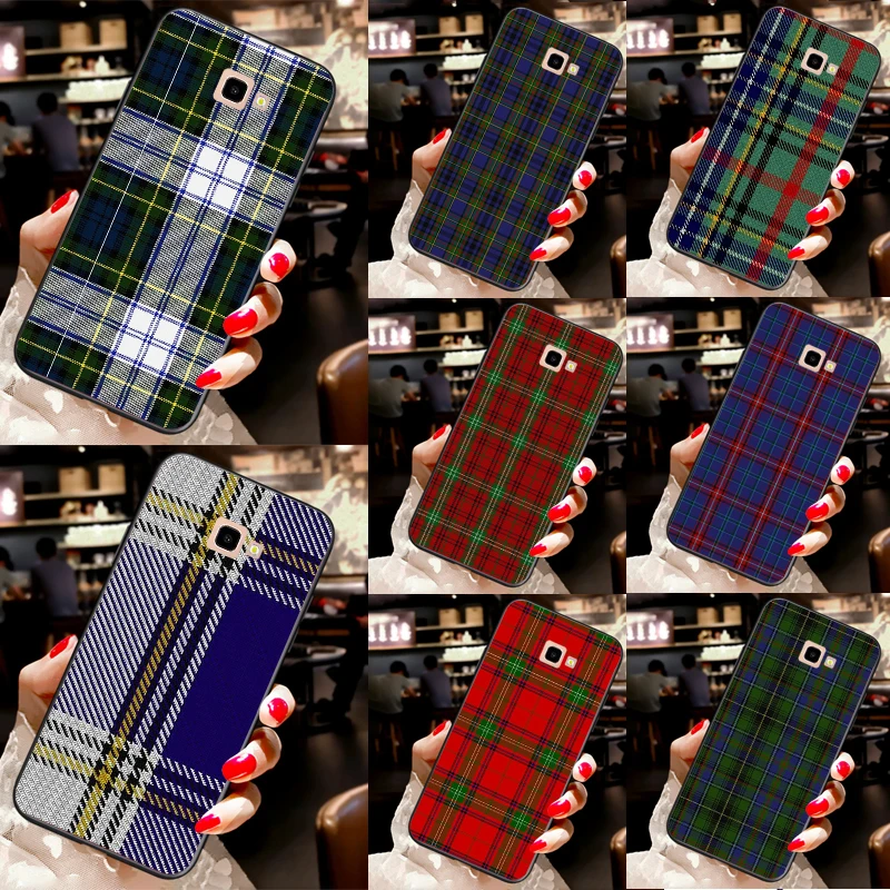 Clan Stewart Dress Tartan Plaid Pattern Cover Per Samsung Galaxy J4 J6 Plus A6 A7 A8 A9 J8 2018 J1 J3 J5 J7 2016 A3 A5 2017 Case