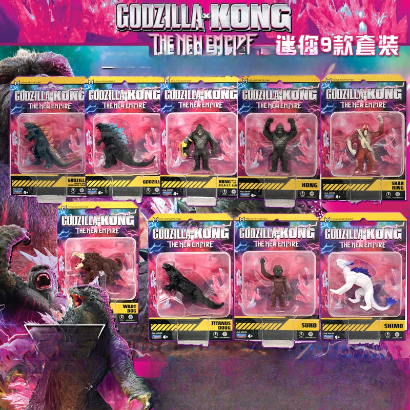 

5-7cm Mini Model Godzilla Titan Gargoyle King Kong Collectible Toy Hand Model Collect Boy Toys Figure