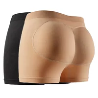 Femmes bout à bout culotte faux fesse corps Shaper sous-vêtements rembourrés plus grand butin ascenseur taille haute ventre contrôle Shapewear culotte 1