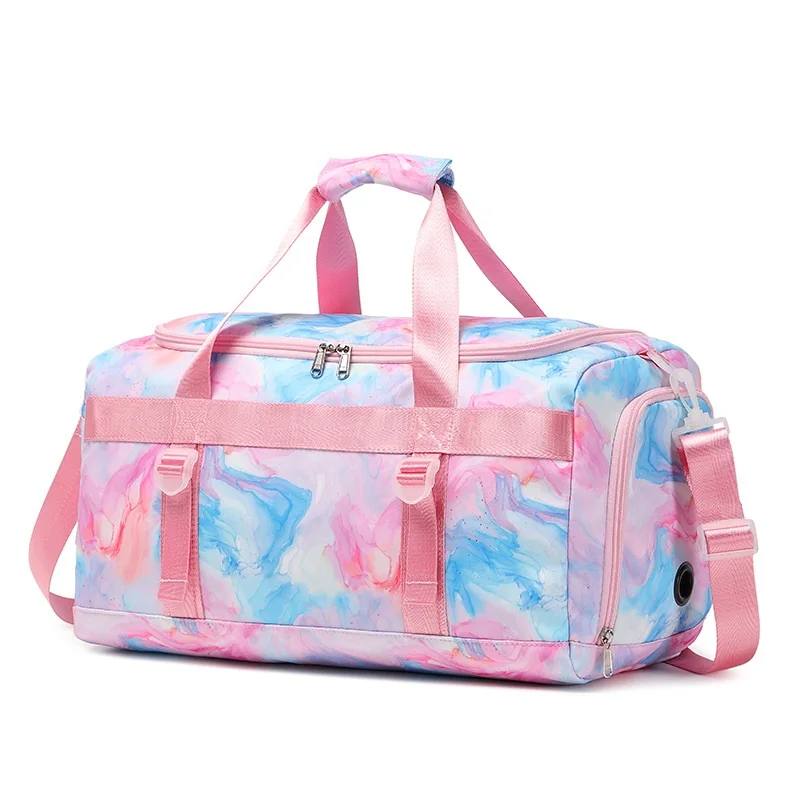 

Big Travel Tote Bags for Women 2023 New Fashion Weekend Traveling Duffle Bag Ladies Pink Blue Large Weekenders Bags Organizer