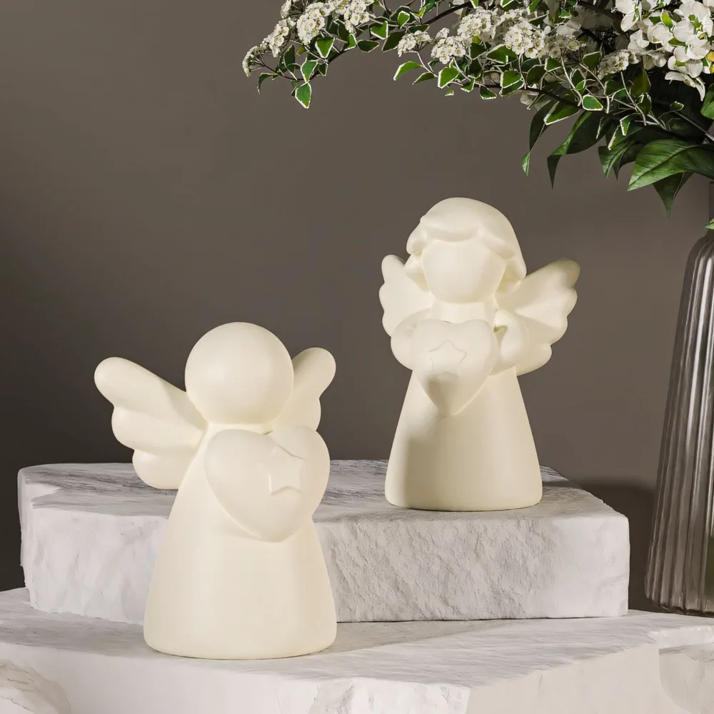 Heart Wings Angel Silicone Candle Mold - Example Craft 2