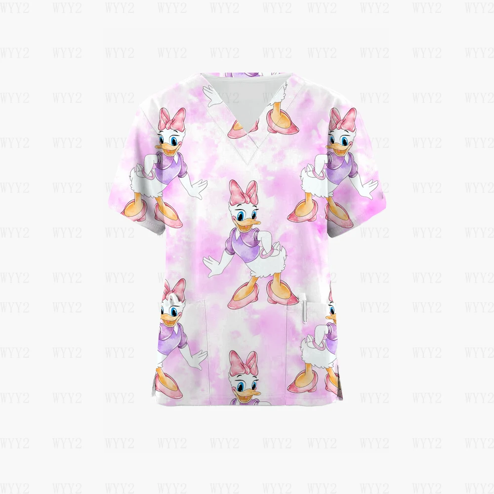 Disney V Neck Scrub Top Image 1