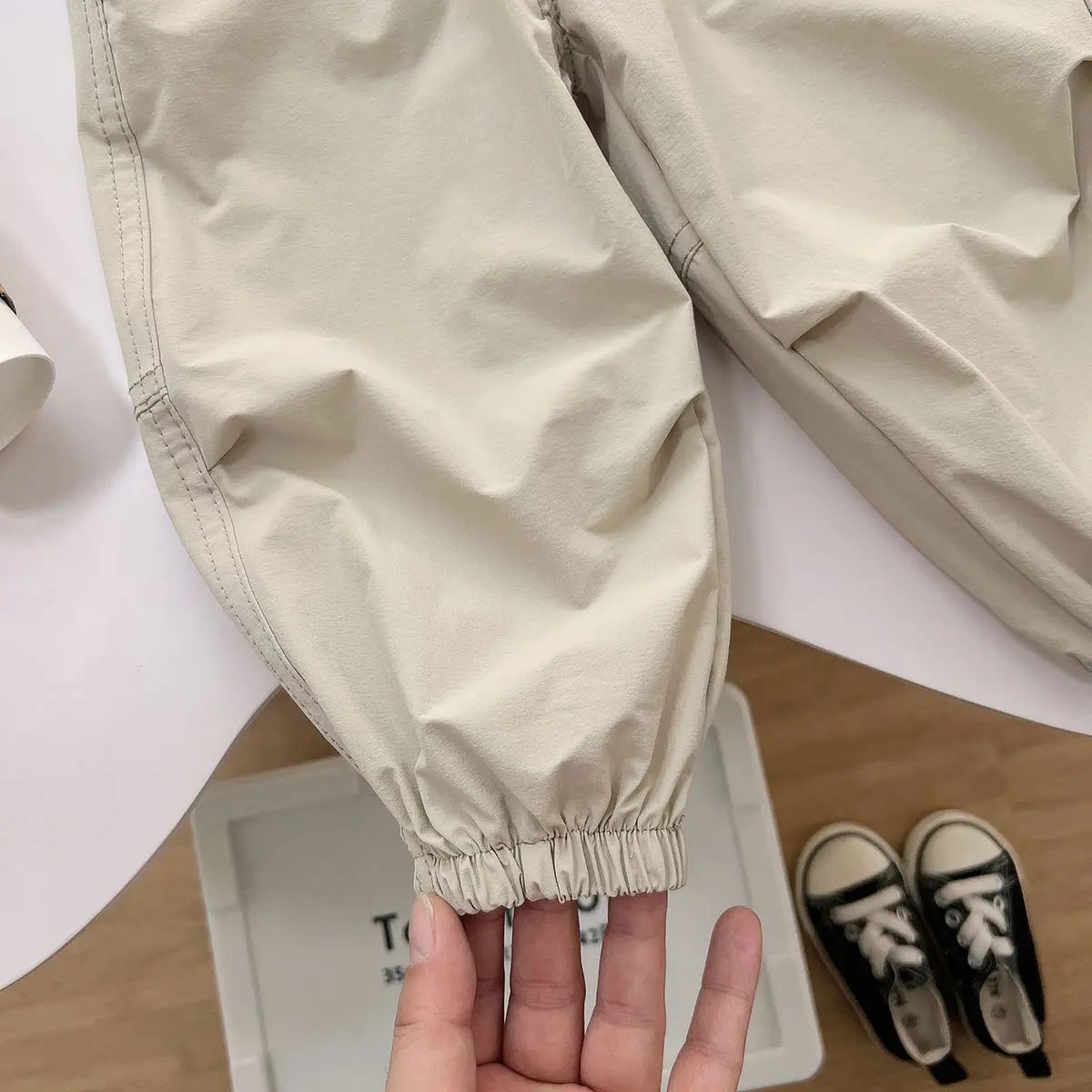 2-10Y Boys Thin Ice Silk Pants Summer New Children's Elastic Mosquito proof Quick Drying Pants kid Boys' Handsome Leggings