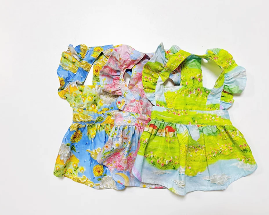 Summer Flower Cute Cat and Dog Clothes - PeticaDeals