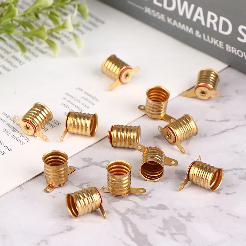 E10 Screw-Type Lamp Base Holder 10PCS lamp holder lamp bulb holder lamp base led lamp base diy lighting accessories