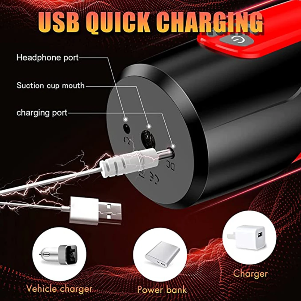 Männlicher Masturbator Automatischer Cup Pocket Pussy Stroker Massagegerät Sexspielzeug Männlicher Masturbato_voghion.com