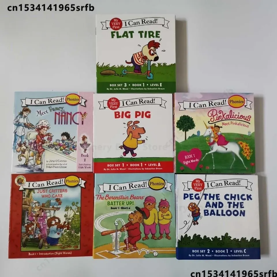 

84 Books/set I Can Read Phonics English Story Picture Books for Kids Educational Reading Pocket Books for Children Learning Toys