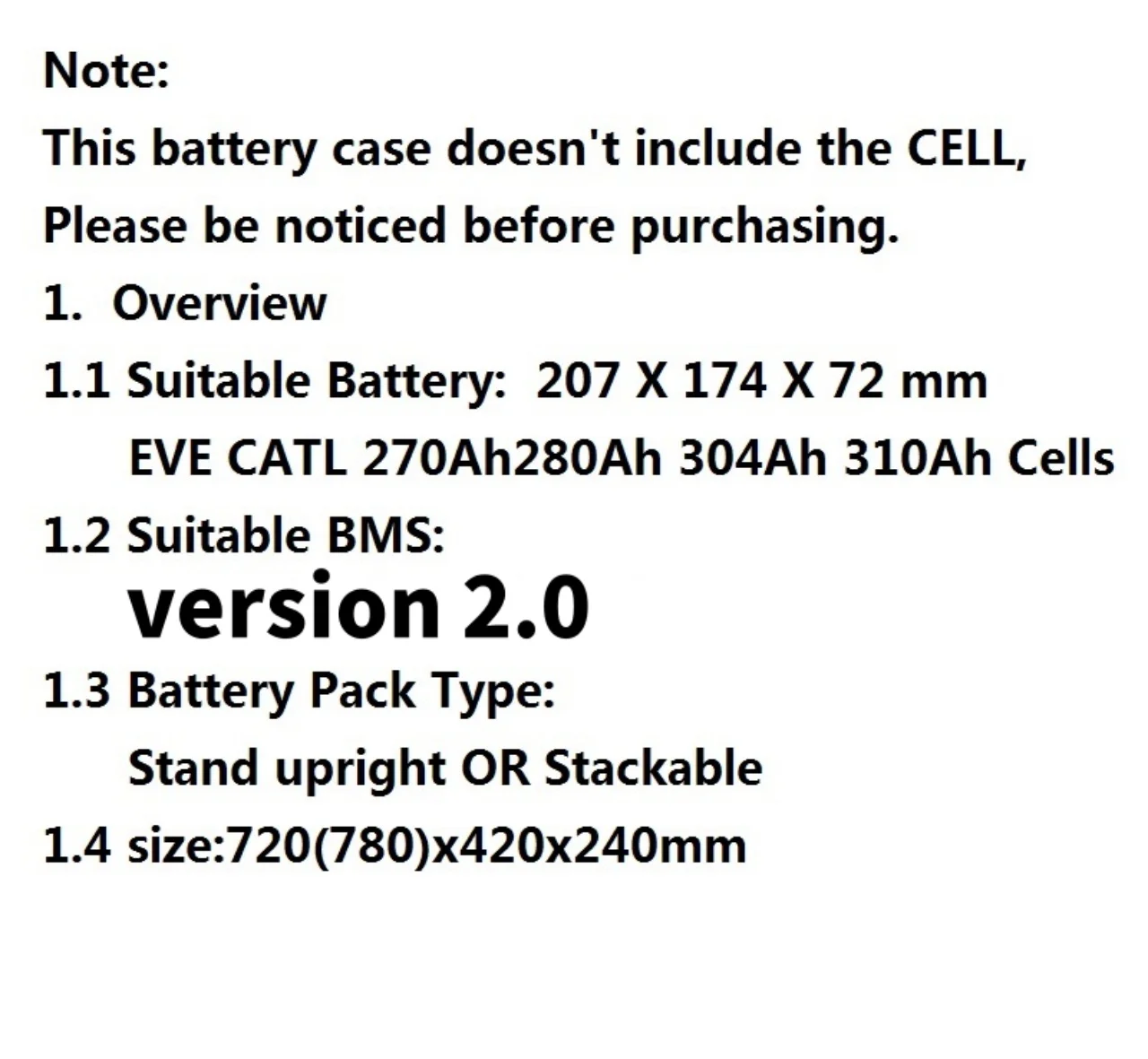 XR06-48V280AH Power Box LiFePO4 Battery Case Solar Home Energy Storage 16S 51.2