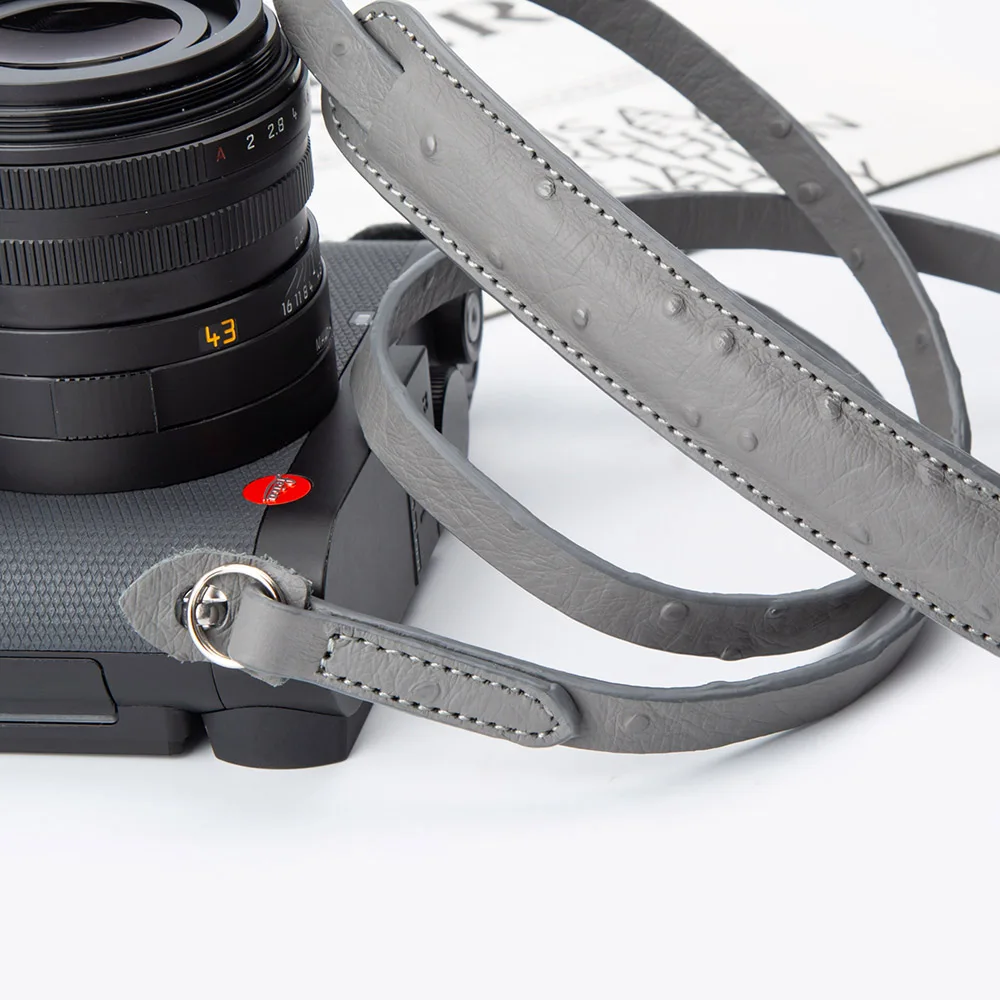 115cm 유니버설 가죽 카메라 넥 스트랩 숄더 스트랩 숄더 슬링 벨트 라이카 후지필름 니콘 DSL DSLR 카메라용