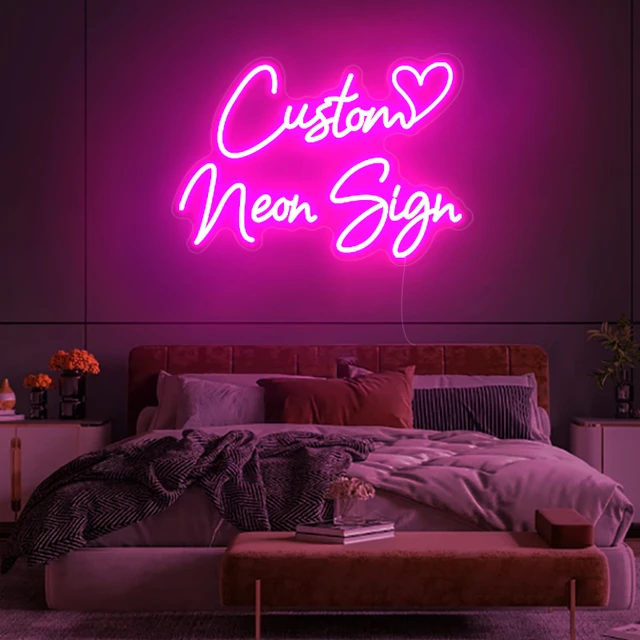 Custom Led Neon Signs Light Letters Name Personalized Neon Sign Logo for  Business Wedding Kid Room