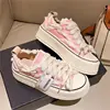 Womens Style Breathable Floral Canvas Shoes Autumn Thick Platform All-match Student Sneakers Zapatillas Mujer 1